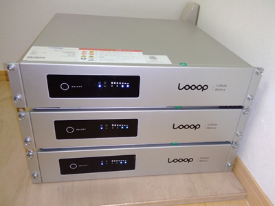 Looop社製蓄電池エネブロック